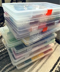 12 boxes of 6/0 seed beads