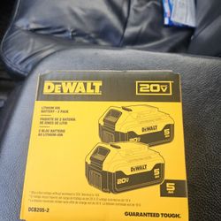 Dewalt Lithium 5ah 2 Pack