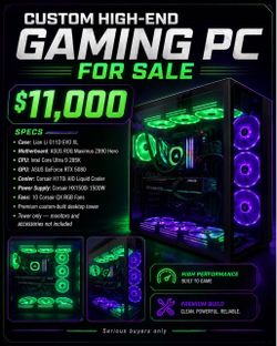 Custom High-End Gaming PC – $11,000