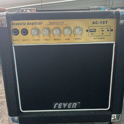 Acoustic amplifier ( FEVER AC-15T)
