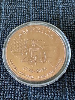 🇺🇸 250th Anniversary of America Commemorative Copper Rounds 🇺🇸