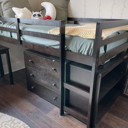 New Twin Loft Bed And Study Desk