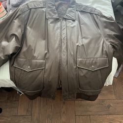 Roundtree And Yorke Leather Jackey -xl