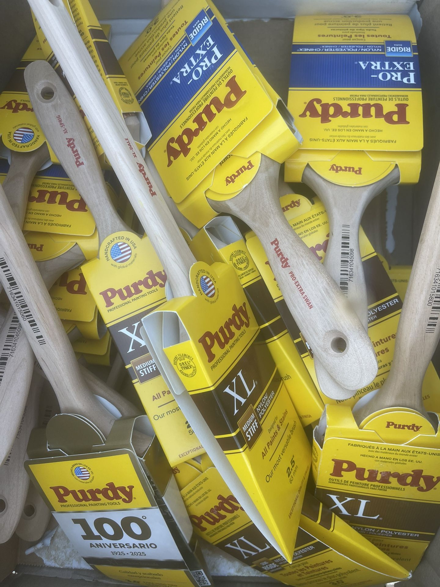 20 PURDY BRUSHES *NEW/NUEVO*