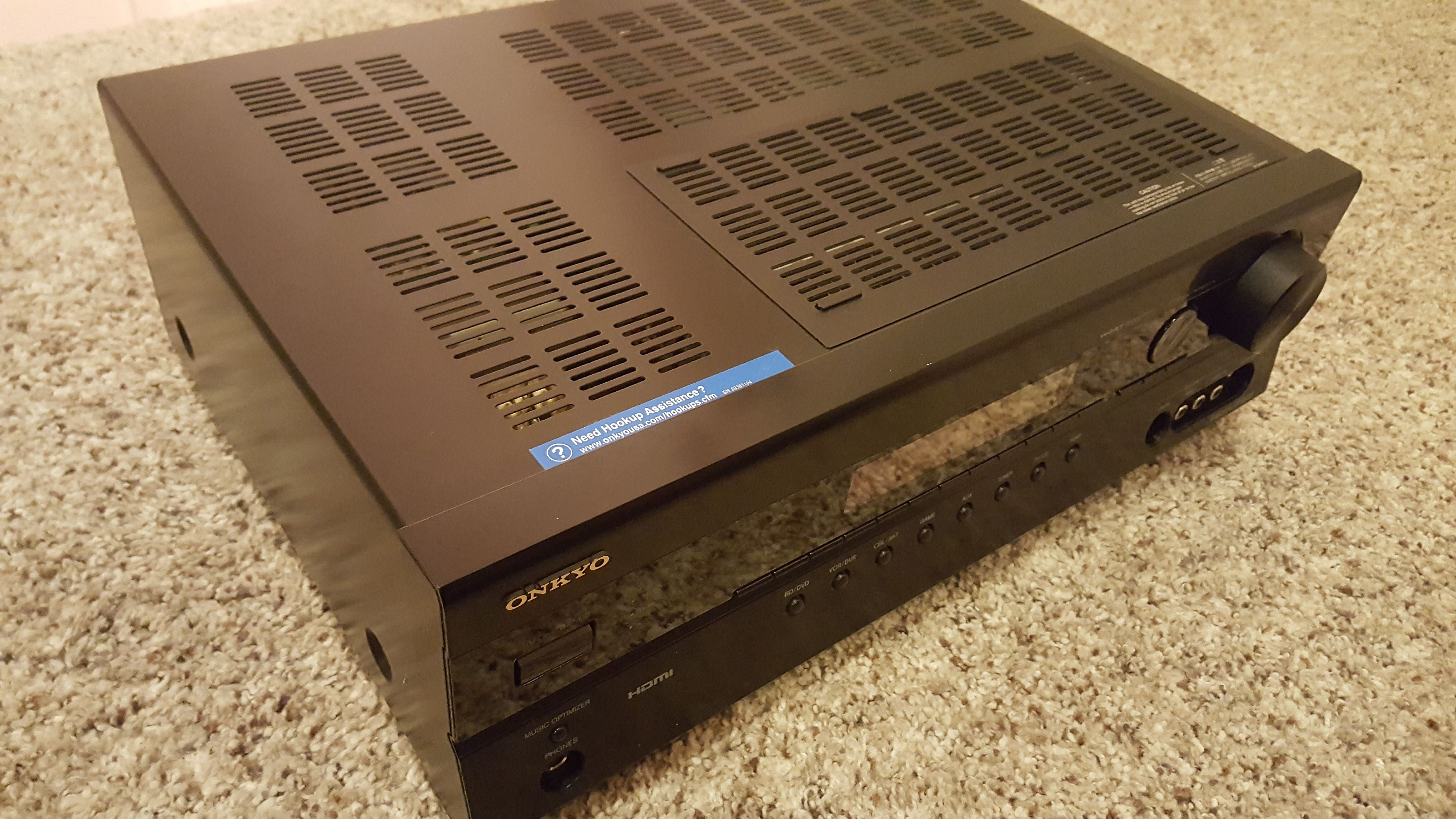 ONKYO HTR680 7.1CHANNEL HDMI HOME THEATER RECEIVER NEW CONDITION