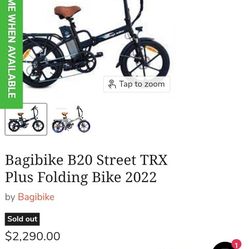 Like New Bagi Street B20 Bike 