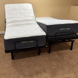 Brand New Split King Adjustable Bed King Size Bed Ghostbed Hybrid Movable Bed Power Bed Free Delivery