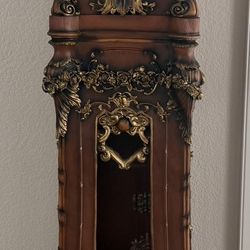 Ornate Grandfather Floor Clock – Approx. 6’ Tall