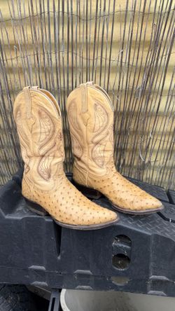 Cuadra Ostrich Cowboy Boots size 10