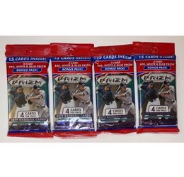(4) 2019 Panini Prizm Baseball Cello Packs ~ 4 Pack Lot ~ MLB Cards Value Packs Fat Packs Tatis Jr RC ? Vlad RC ?