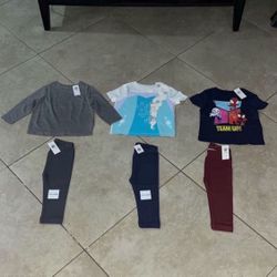Old Navy Toddler Girl’s Leggings and T-Shirts, Size 12-18 Months