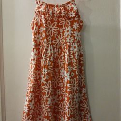 Orange Flower Dress 43.