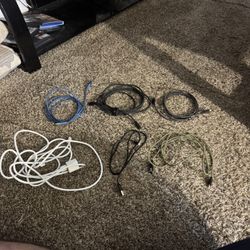 6 Apple USB To Lightning Chargers.