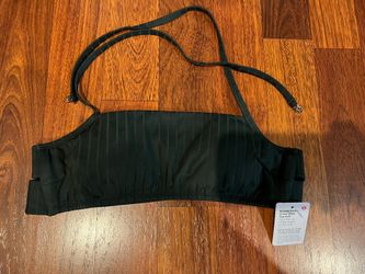 Lululemon Ribbed Halter Criss Cross Back Bikini top