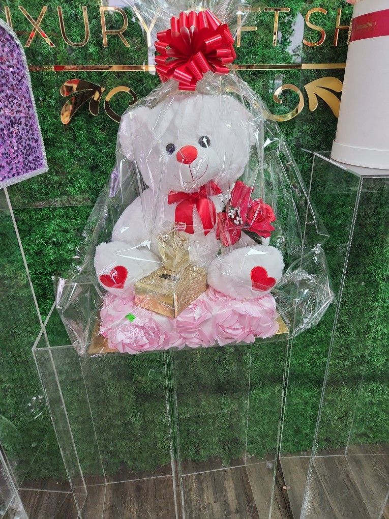Teddy Bear With Victoria Secret Perfume