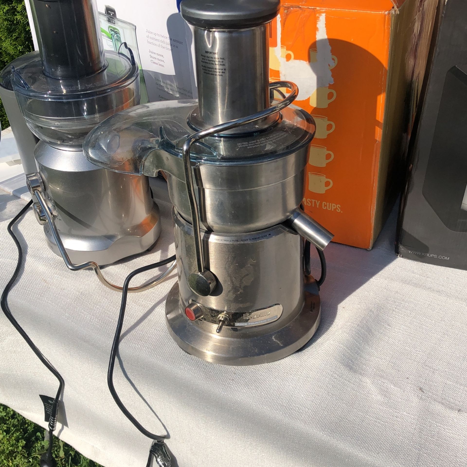 Breville Juice Fountain Elite 800JEXL, Silver