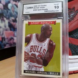 2008 UD Goudey Michael Jordan GMA Gem MT 10