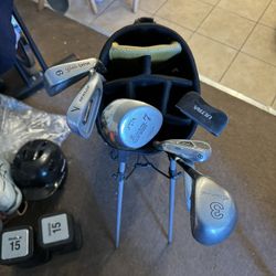 Set Of Golf Clubs And Bag