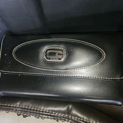 Guess Black Wallet Clutch Organizer