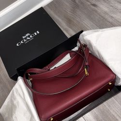 Coach Soft Pebble Leather Crossbody Bag 