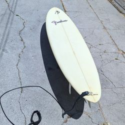 7'8 Surfboard Funboard Midlength Fineline