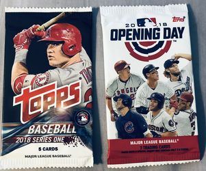 Topps B/B Pks (2) 2018, Series 1 & Opening Day