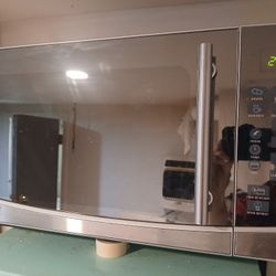 Ostee Mirrored Microwave 