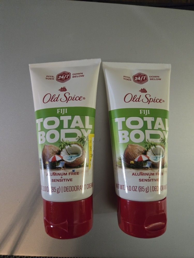 Old Spice Total Body Body Lotions Aluminium Free