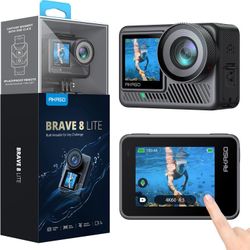 AKASO BRAVE 8 Lite 4K 60FPS Action Camera New Sealed