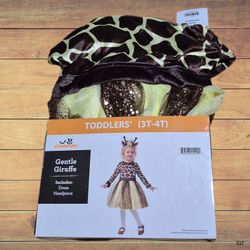 Gentle Giraffe Toddler Halloween Costume 3T-4T