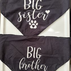 Pregnancy Announcement Dog Bandanas