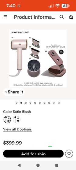 T3 Aire IQ Intelligent Hair Dryer