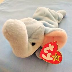 Peanut style 4062 beanie baby elephant, -