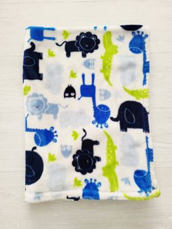 INFANT/TODDLER BABY BOY ANIMAL FLEECE BLANKET