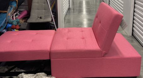Pink Kids Pull Out recliner Bed/chair