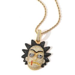 Rick & Morty Pendant Necklace