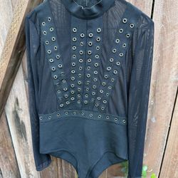 black bodysuit
