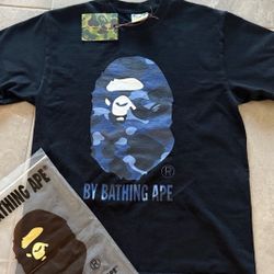 Bape Blue Camo Shirt 