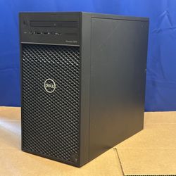 Dell Precision 3630 Desktop Tower Computer Intel i3-8100 3.6GHz 16GB 256GB SSD Windows 10