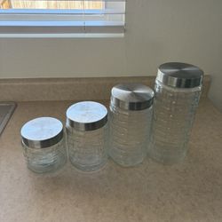Glass Jars Set Of 4