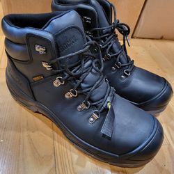 Rocky Men's Composite Toe Waterproof Industrial and Construction Work Boot, Black 11 M