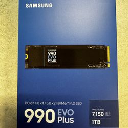 SAMSUNG 990 EVO SSD 1TB (New, Sealed)