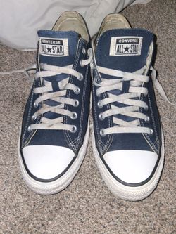 Navy blue converse size 10