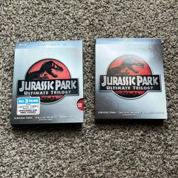 Jurassic Park Trilogy Blu-Ray Disks