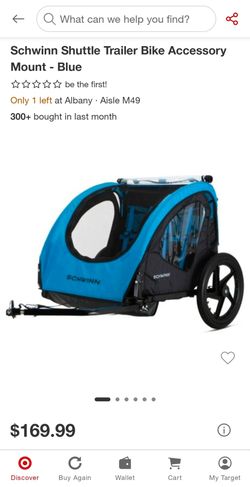 Schwinn 2 seat bicycle trailer