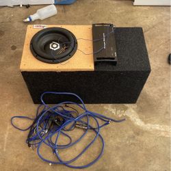 10” SoundQubed With Mono 2500 Amp 