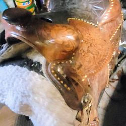 Horse Saddles, Tack and Rack