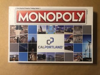 CalPortland Company - special, custom - branded Edition Monopoly Game