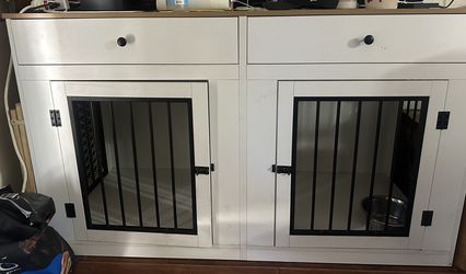 Dog Crate Furniture For 2 Dogs