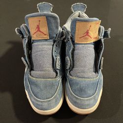 1 Of 1 AJ4 Levi’s Style Sneakers Size: 7/8